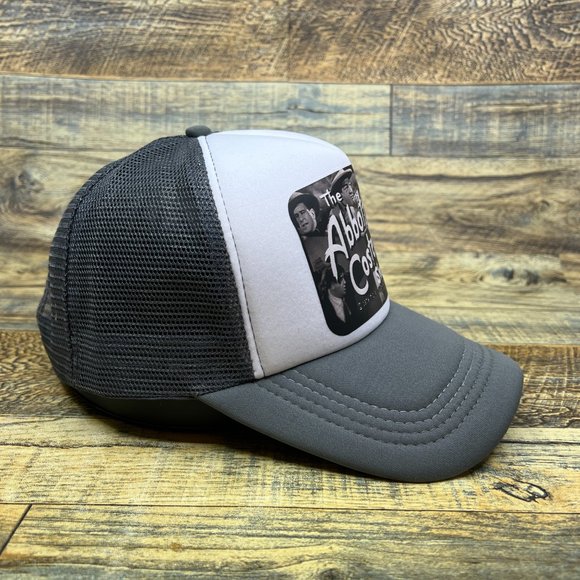 The Abbott And Costello Show Mens Trucker Hat Grey Snapback WW2 40s Comedy Show - Picture 4 of 8